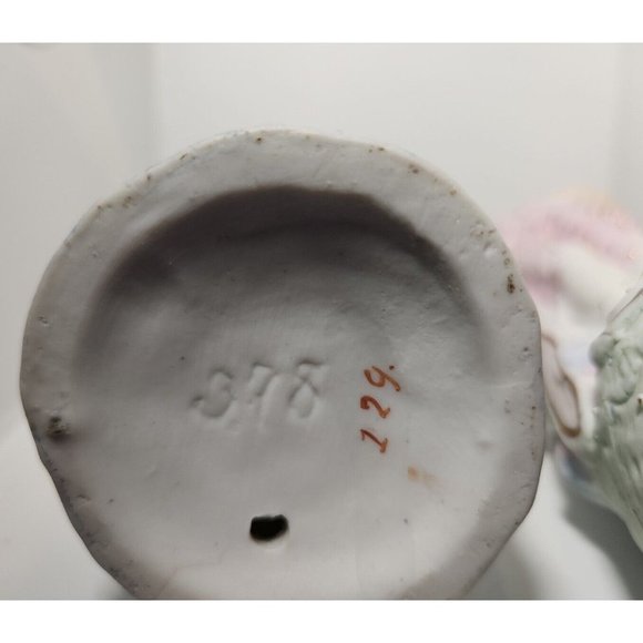 Antique Bavarian Porcelain Figurine Woman and Man Pair (read) - Picture 5 of 12